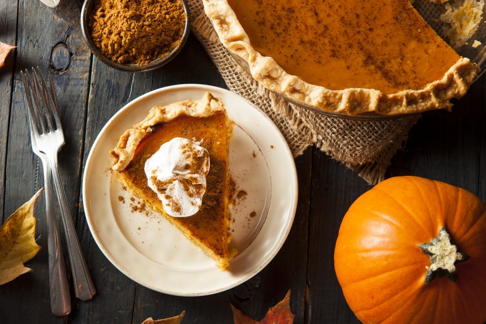 Homemade Pumpkin Pie fall treats